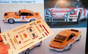 CALCA/DECAL 1/32 Porsche 911 SC Palmera-M.Etchebers-Rallye 2000 Virajes 1989 - Imagen 1 de 2