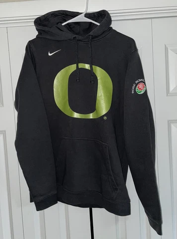Nike Oregon Ducks Football Rose Bowl Team Issued Hoodie Men's Size Small Used Cover