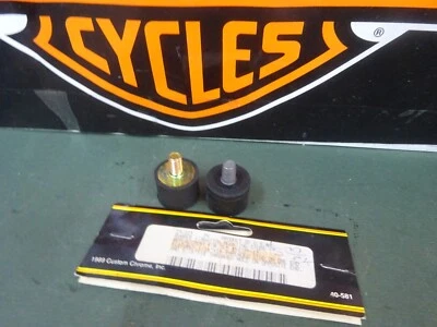 Harley Davidson OEM 50235-63 o RPL ELECCIÓN TACOS DE VIBRACIÓN DE GOMA/MTS PAQUETE DE 2 Foto 1 de 4