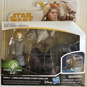 STAR WARS Forcelink 2.0 REBOLT and Corellian Hound Figures Brand New C8 - Picture 1 of 3
