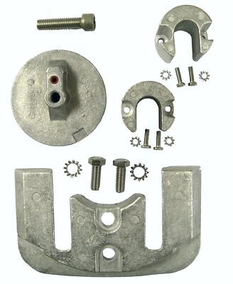 Mercruiser Bravo 2 and 3 Zinc Anode Kit w/ Hardware 888761Q03 US Military Grade  Foto 1 de 4