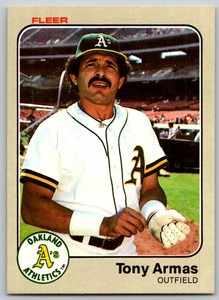 1983 Fleer Tony Armas Oakland Athletics #513
