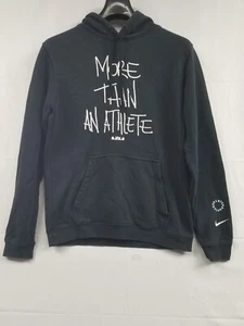 NIKE LeBron James More Than An Athlete Pullover Hoodie Black Medium See Pics - Picture 1 of 13