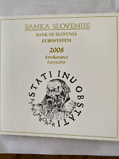 KMS Slowenien 2008, Bank of Slovenia, Slovenije, mit 3 (!!!) Euro Münze, RARITÄT