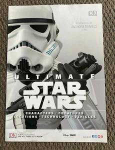STAR WARS Ultimate Star Wars Poster DK Disney 2015 - Picture 1 of 2