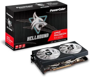 PowerColor Hellhound AMD Radeon RX 6600 8GB Graphics Card - Picture 1 of 8