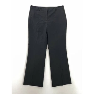 Ann Taylor Womens Dress Career Pants Signature Black Mid Rise Petites 10P - Picture 1 of 8