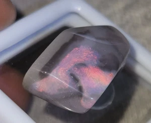 11ct, lightning ridge, Australia, dark opal, parcel, red blue flash, - Picture 1 of 15