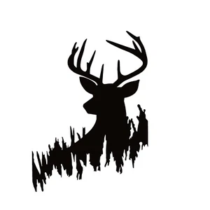 New Whitetail Deer Vinyl Decal for Cars Glass Crafts Walls Cups Bottles Signs - Picture 1 of 22