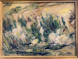 "Garden", Oil On Canvas Painting. By: Frederick Nunn - Picture 1 of 4
