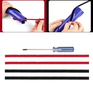 4pcs peluche strisce spazzole rullo 26cm arrotolate per Dyson V7 V8 V10 V11 #BN - Picture 1 of 7