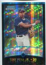 2001  Bowman Chrome X-Fractors #261 Tony Pena Jr.