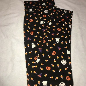 NUEVO CON ETIQUETAS Damas S Halloween Leggings Caramelo Maíz Calabazas Brillan en la Oscuridad A Juego - Imagen 1 de 5