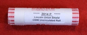 Centavo Lincoln Shield 2014-P rollo de 50 monedas rollos UNC - Imagen 1 de 1