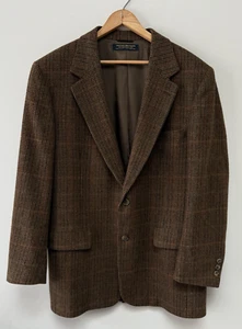 Brooks Brothers Herren 100% Kamelhaar Anzugjacke braun Hahnentritt keine Größe Lrg? - Bild 1 von 8