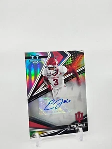 EJ Williams AUTO "Refractor" 2022 Bowman Best Chrome #BAEW Indiana U (SP) - Picture 1 of 2