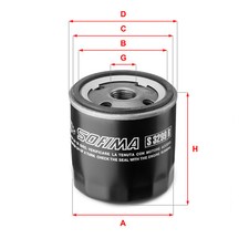 SOFIMA S3299R Oil filter OE REPLACEMENT