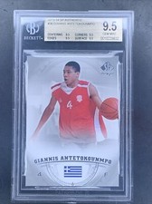 Giannis Antetokounmpo 2013-14 SP Authentic #36 Rookie RC BGS 9.5 Gem NBA MVP