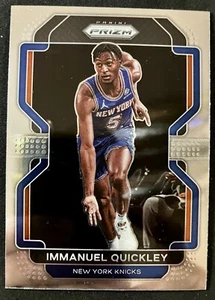 2021-22 Panini Prizm #129 Immanuel Quickley New York Knicks NBA Basketball Card - Picture 1 of 2