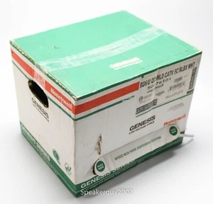 Open Box - 406' Honeywell Genesis CATV Cable / RG6/U QDSHLD CATV 5C RLBX WHT - Picture 1 of 2