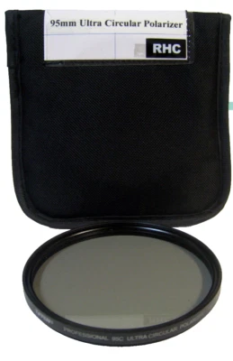 Tiffen 95mm Non-Rotating Ultra Circular Polarizer Round Filter W95CUCP - Image 1 of 4