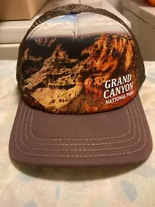 Grand Canyon National Park Arizona Brown Mesh Back and Wide Angle Photo on Front - Picture 1 of 8