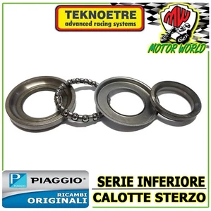 SERIE INFERIORE CALOTTE STERZO ORIGINALI PIAGGIO BEVERLY 350 4T 4V SPORT TOURING - Foto 1 di 1