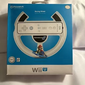 Power A Mario Kart 8 Racing Wheel for Nintendo Wii WiiU - Picture 1 of 3