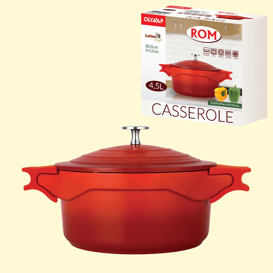 Kochtopf Topf Gulaschtopf mit Deckel Kasan INDUKTION 4,5 oder 7,5 Liter - Bild 1 von 1