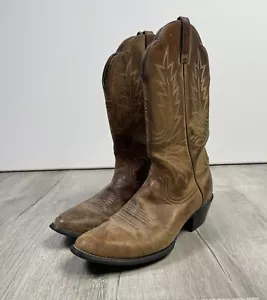 Botas vaqueras Ariat para mujer #15725 Heritage altas de cuero marrón talla 9,5 B A - Imagen 1 de 11