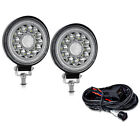 4in Round LED Work Light Spotlight Offroad Driving Fog Lamp For Car 4x4 Truck Mitsubishi Outlander