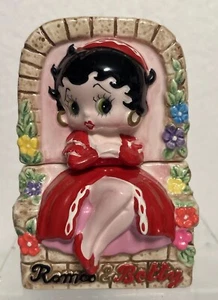 `BETTY BOOP SALT/ PEPPER SET- Romeo & Betty 1997 K.F.S./F.S./TM Hearst Star Gläser - Bild 1 von 6