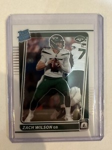 2021 Panini Donruss Optic Zach Wilson #202 Rated Rookie RC Jets