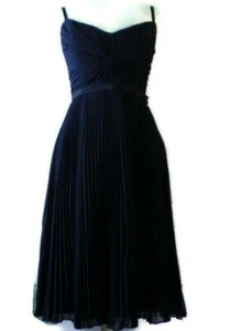 Prom Wedding Dress Size 6 Navy Blue designer women's NWT formal cocktail party - Picture 1 of 11
