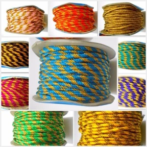 Fancy Thread Combo for Jewelry Making/Crafts Each 2 Meters Each 10 Colours - Picture 1 of 3