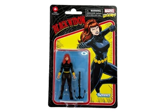 Hasbro Marvel Legends 3.75" Black Widow Retro Kenner Unpunched Card - Picture 1 of 2