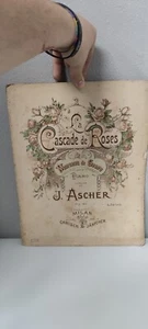 SPARTITO MUSICALE LA CASCADE DE ROSES J. ASCHER CARISCH E JANICHEN MILANO - Picture 1 of 2