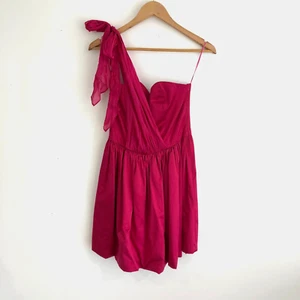 Wayne Cooper Womens Dress Size 1 (6-8 Aus) Pink Satin Strapless Party Cocktail - Picture 1 of 10