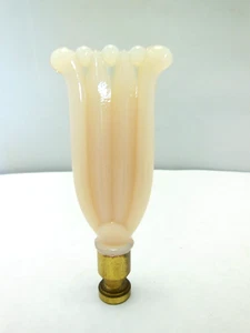VINTAGE ALADDIN ALACITE LAMP FINIAL OPALESCENT GLASS  1930's - Picture 1 of 8