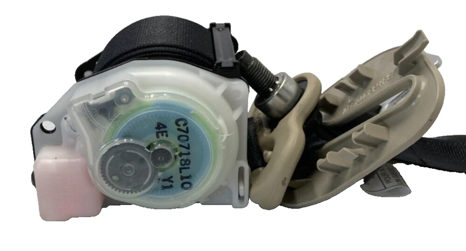 08-12 Infiniti EX35 conductor izquierdo trasero cinturón de seguridad retractor negro OEM 888443WW0C Foto 1 de 4