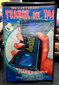 TERROR ON TAPE VHS CONTINENTAL VIDEO BIG BOX CULT HORROR GORE CAMERON MITCHELL - Picture 1 of 3