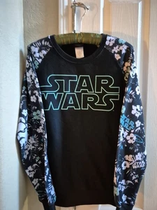 Star Wars Sweatshirt mit Blumenärmeln Größe M  - Bild 1 von 7