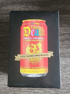 New Fruity Pebbles Liquid Death Cereal Criminal Sparkling Water 6 12 Oz Cans - Picture 1 of 6