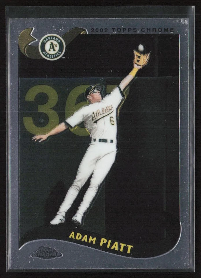 2002 Topps Chrome Adam Piatt #554 Oakland Athletics - Image 1 of 2