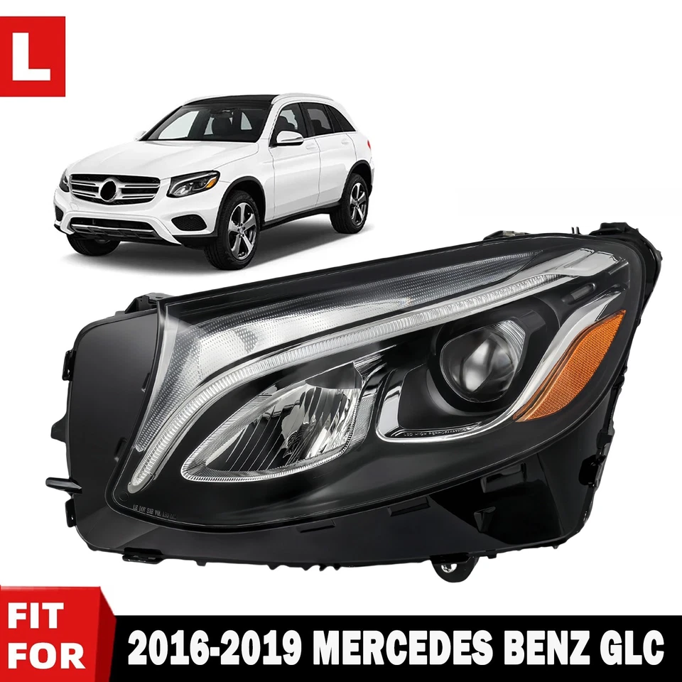 Faro delantero LED completo izquierdo derecho izquierdo Fit 2016 2017 2018 Mercedes Benz GLC300 clase Foto 1 de 4