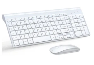 Ultra Slim Wireless Keyboard & Mouse Combo, Silent Compact Keyboard Mouse Set147 - Picture 1 of 9