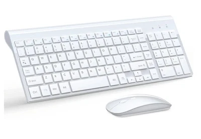 Ultra Slim Wireless Keyboard & Mouse Combo, Silent Compact Keyboard Mouse Set147 - Image 1 of 4