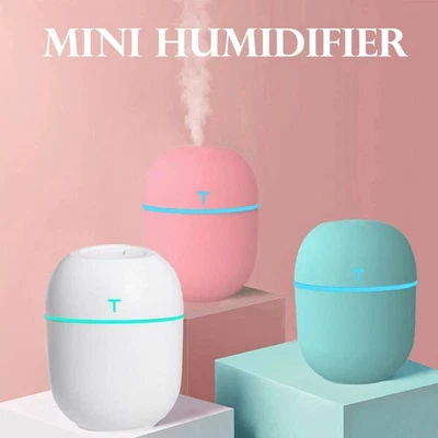 220ml Portable USB LED Mini Car Home Humidifier Aroma Oil Diffuser Mist Purifier - Image 1 of 4