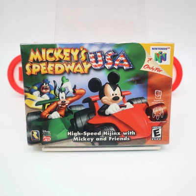 N64 Nintendo 64 Game MICKEY'S SPEEDWAY USA KART RACING - NEW & Factory Sealed! - Image 1 of 4