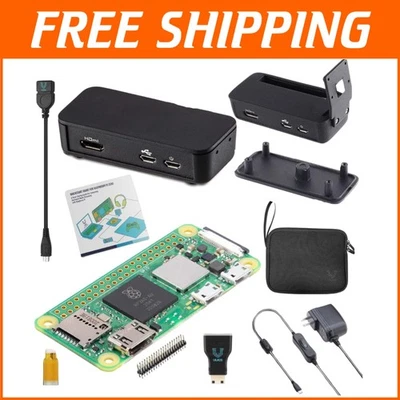 Raspberry Pi Zero 2 W Essential Starter Kit - Accessories, Case & Guide Included - Image 1 of 4
